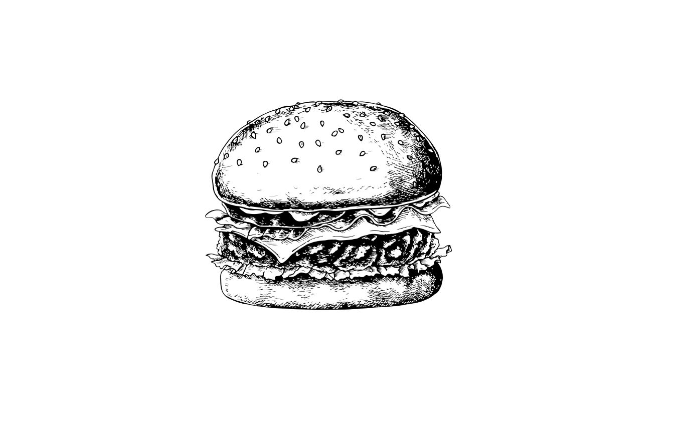 hamburguesa-ilustracion-carta-restaurante-gachy hamburguesa-ilustracion-carta-restaurante-gachy